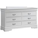 The appearance of Glory Furniture G3190 Dresser in White designed by Glory in the traditional interior design. This white piece of furniture was selected by 1StopBedrooms from G3190 Collection to add a touch of cosiness and style into your home. Sku: G3190-D-Dresser. Material: Wood.