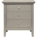 The appearance of Glory Furniture Hammond 3 Drawer Nightstand, Champagne designed by Glory in the modern / contemporary interior design. This champagne piece of furniture was selected by 1StopBedrooms from Hammond Collection to add a touch of cosiness and style into your home. Sku: G5403-N-3 Drawer Nightstand. Material: Wood.
