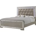The appearance of Glory Furniture Alana Queen Bed, Champagne designed by Glory in the glam interior design. This champagne piece of furniture was selected by 1StopBedrooms from Alana Collection to add a touch of cosiness and style into your home. Sku: G6800A-QB Box 1;G6800A-QB Box 2;G6800A-QB Box 3. Bed Type: Panel Bed. Material: Wood. Bed Size: Queen.