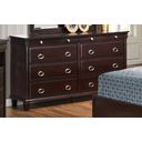 The appearance of Glory Furniture G9000 Dresser in Cappuccino designed by Glory in the traditional interior design. This cappuccino piece of furniture  was selected by 1StopBedrooms from G9000 Collection to add a touch of cosiness and style into your home. Sku: G9000-D-Dresser. Material: Wood.