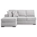 The appearance of Gabyleigh Left-Arm Facing Sofa Chaise In Nickel designed by Signature Design by Ashley in the modern / contemporary interior design. This nickel piece of furniture  was selected by 1StopBedrooms from Gabyleigh Collection to add a touch of cosiness and style into your home. Sku: 2090402. Material: Fabric.