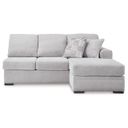 Gabyleigh Right-Arm Facing Sofa Chaise In Nickel