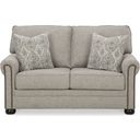 The appearance of Gaelon Loveseat In Dune designed by Signature Design by Ashley in the transitional interior design. This dune piece of furniture was selected by 1StopBedrooms from Gaelon Collection to add a touch of cosiness and style into your home. Sku: 3730735. Material: Fabric.