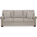 The appearance of Gaelon Queen Sofa Sleeper In Dune designed by Signature Design by Ashley in the transitional interior design. This dune piece of furniture was selected by 1StopBedrooms from Gaelon Collection to add a touch of cosiness and style into your home. Sku: 3730739. Material: Polyester.