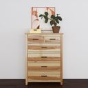 The appearance of Gallagher Chest In Natural Hickory designed by A-America in the transitional interior design. This hickory piece of furniture  was selected by 1StopBedrooms from Gallagher Collection to add a touch of cosiness and style into your home. Sku: GALNH5610. Material: Wood.