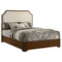 Garland 58-Inch Queen Panel Bed In Cream and Brown Cherry