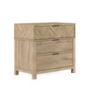 The appearance of Garrison Nightstand In Brown designed by A.R.T. in the modern / contemporary interior design. This brown piece of furniture was selected by 1StopBedrooms from Garrison Collection to add a touch of cosiness and style into your home. Sku: 322140-1302. Material: Wood Veneer.