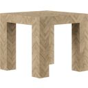 The appearance of Garrison Square End Table In Brown designed by A.R.T. in the modern / contemporary interior design. This brown piece of furniture was selected by 1StopBedrooms from Garrison Collection to add a touch of cosiness and style into your home. Sku: 322304-1302. Material: Wood Veneer.