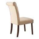 The appearance of Gasha Beige Linen Side Chair Set of 2 designed by ACME in the transitional interior design. This beige piece of furniture was selected by 1StopBedrooms from Gasha Collection to add a touch of cosiness and style into your home. Sku: 72822. Material: Fabric.