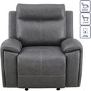 Gaston Manual Recliner In Gray