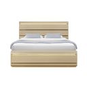 The appearance of Genesis Queen Bed with LED In Gold designed by Global Furniture USA in the modern / contemporary interior design. This gold piece of furniture was selected by 1StopBedrooms from Genesis Collection to add a touch of cosiness and style into your home. Sku: GENESIS-GOLD-QB-FB/SR/SLATS;GENESIS-GOLD-QB-HB W LED. Bed Type: Platform Bed. Bed Size: Queen. Material: Chip Board.