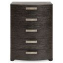 Geneve Tall Drawer Chest In Brown
