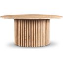 The appearance of Genoa Coffee Table In Beige designed by Meridian in the modern / contemporary interior design. This beige piece of furniture  was selected by 1StopBedrooms from Genoa Collection to add a touch of cosiness and style into your home. Sku: 248Travertine-CT Box 1/2 (Top);248Travertine-CT Box 2/2 (Base). Material: Marble.