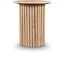 The appearance of Genoa End Table In Beige designed by Meridian in the modern / contemporary interior design. This beige piece of furniture  was selected by 1StopBedrooms from Genoa Collection to add a touch of cosiness and style into your home. Sku: 248Travertine-ET Box 1/2 (Top);248Travertine-ET Box 2/2 (Base). Material: Marble.