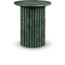 The appearance of Genoa End Table In Green designed by Meridian in the modern / contemporary interior design. This green piece of furniture  was selected by 1StopBedrooms from Genoa Collection to add a touch of cosiness and style into your home. Sku: 248Green-ET Box 1/2 (Top);248Green-ET Box 2/2 (Base). Material: Marble.