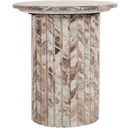 The appearance of Genoa Marble End Table In Brown designed by Meridian in the modern / contemporary interior design. This brown piece of furniture was selected by 1StopBedrooms from Genoa Collection to add a touch of cosiness and style into your home. Sku: 248Brown-ET Box 1/2 (Top);248Brown-ET Box 2/2 (Base). Material: Marble.