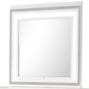 The appearance of Genoa Mirror In White designed by Glory in the modern / contemporary interior design. This white piece of furniture  was selected by 1StopBedrooms from Genoa Collection to add a touch of cosiness and style into your home. Sku: G05790-M. Material: Wood.