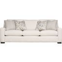 The appearance of Germain Sofa designed by Bernhardt in the traditional interior design. This mocha chenille piece of furniture was selected by 1StopBedrooms from Germain Collection to add a touch of cosiness and style into your home. Sku: B2667A. Material: Wood. Upholstery Material: Chenille.