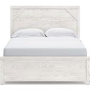 The appearance of Gerridan White And Gray Queen Panel Bed designed by Signature Design by Ashley in the transitional interior design. This white/gray piece of furniture was selected by 1StopBedrooms from Gerridan Collection to add a touch of cosiness and style into your home. Sku: B1190-71;B1190-96. Bed Type: Panel Bed. Material: Wood. Bed Size: Queen.