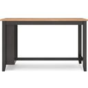 The appearance of Gesthaven Counter Height Dining Table In Natural and Brown designed by Signature Design by Ashley in the transitional interior design. This natural and brown piece of furniture was selected by 1StopBedrooms from Gesthaven Collection to add a touch of cosiness and style into your home. Sku: D396-13. Material: Wood. Table Top Shape: Rectangular. Size: 30" x 60".
