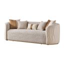 Gineverra Sofa In Biscotti and Ivory Gold