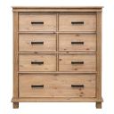 The appearance of Glacier Point Chest In Golden Java designed by A-America in the transitional interior design. This java piece of furniture was selected by 1StopBedrooms from Glacier Point Collection to add a touch of cosiness and style into your home. Sku: GLPGJ5600. Material: Solid Pine.