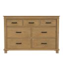 The appearance of Glacier Point Dresser In Golden Java designed by A-America in the transitional interior design. This java piece of furniture was selected by 1StopBedrooms from Glacier Point Collection to add a touch of cosiness and style into your home. Sku: GLPGJ5500. Material: Solid Pine.