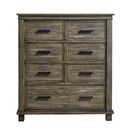 The appearance of Glacier Point Greystone Chest designed by A-America in the transitional interior design. This brown piece of furniture was selected by 1StopBedrooms from Glacier Point Collection to add a touch of cosiness and style into your home. Sku: GLPGR5600. Material: Pine.