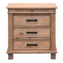 The appearance of Glacier Point Nightstand In Golden Java designed by A-America in the transitional interior design. This java piece of furniture was selected by 1StopBedrooms from Glacier Point Collection to add a touch of cosiness and style into your home. Sku: GLPGJ5750. Material: Solid Pine.