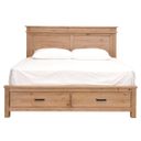 The appearance of Glacier Point Queen Storage Bed In Golden Java designed by A-America in the transitional interior design. This java piece of furniture was selected by 1StopBedrooms from Glacier Point Collection to add a touch of cosiness and style into your home. Sku: GLPGJ503H;GLPGJ503G;GLPGJ503R;GLPGJ503P. Bed Type: Storage Bed. Bed Size: Queen. Material: Solid Pine.