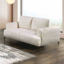 The appearance of Gladbach Loveseat In Linen White designed by Furniture of America in the modern / contemporary interior design. This linen white piece of furniture  was selected by 1StopBedrooms from Gladbach Collection to add a touch of cosiness and style into your home. Sku: FM63007WH-LV. Material: Chenille.