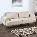 The appearance of Gladbach Sofa In Light Brown designed by Furniture of America in the modern / contemporary interior design. This light brown piece of furniture was selected by 1StopBedrooms from Gladbach Collection to add a touch of cosiness and style into your home. Sku: FM63007LB-SF. Material: Chenille.