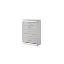 The appearance of Glam Chest In White designed by Galaxy Home Furnishings in the modern / contemporary interior design. This white piece of furniture  was selected by 1StopBedrooms from Glam Collection to add a touch of cosiness and style into your home. Sku: 601955555609. Material: Solid Wood.