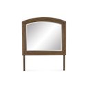 The appearance of Glarrison Bedroom Mirror In Medium Brown designed by Signature Design by Ashley in the transitional interior design. This medium brown piece of furniture  was selected by 1StopBedrooms from Glarrison Collection to add a touch of cosiness and style into your home. Sku: NCB779-36. Material: Glass.