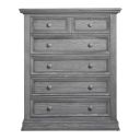 The appearance of Glenbrook 5 Drawer Chest In Graphite Gray designed by Oxford Baby in the transitional interior design. This graphite gray piece of furniture  was selected by 1StopBedrooms from Glenbrook Collection to add a touch of cosiness and style into your home. Sku: 27035530. Material: Wood.