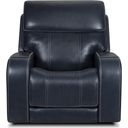 The appearance of Glenwood Power Recliner with Power Head Rest and Lay Flat Power Lumbar In Ocean designed by BarcaLounger in the transitional interior design. This ocean piece of furniture was selected by 1StopBedrooms from Glenwood Collection to add a touch of cosiness and style into your home. Sku: 9PHL1188375047. Material: Leather.