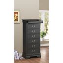 The appearance of Glory Furniture G3150 Lingerie Chest in Black designed by Glory in the traditional interior design. This black piece of furniture was selected by 1StopBedrooms from G3150 Collection to add a touch of cosiness and style into your home. Sku: G3150-LC-Lingerie Chest. Material: Wood.