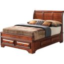 The appearance of Glory Furniture G8850 Queen Bed With Six Drawers in Cherry designed by Glory in the traditional interior design. This cherry piece of furniture was selected by 1StopBedrooms from G8850 Collection to add a touch of cosiness and style into your home. Sku: G8850A-QB Box 1;G8850A-QB Box 2;G8850A-QB Box 3;G8850A-QB Box 4;G8850A-QB Box 5;G8850A-QB Box 6. Bed Type: Storage Bed. Material: Wood. Bed Size: Queen.