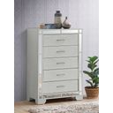 The appearance of Glory Furniture Madison Chest In Silver Champagne designed by Glory in the modern / contemporary interior design. This silver piece of furniture  was selected by 1StopBedrooms from Madison Collection to add a touch of cosiness and style into your home. Sku: G6600-CH. Material: Wood.