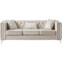 The appearance of Glory Furniture Paige Ivory Sofa designed by Glory in the modern / contemporary interior design. This ivory piece of furniture was selected by 1StopBedrooms from Paige Collection to add a touch of cosiness and style into your home. Sku: G827A-S Box 1;G827A-S Box 2. Material: Wood.