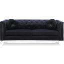 The appearance of Glory Furniture Pompano Sofa, Black designed by Glory in the modern / contemporary interior design. This black piece of furniture  was selected by 1StopBedrooms from Pompano Collection to add a touch of cosiness and style into your home. Sku: G893A-S Box 1;G893A-S Box 2. Material: Wood.