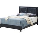 The appearance of Glory Furniture Primo Queen Bed, Black designed by Glory in the transitional interior design. This black piece of furniture was selected by 1StopBedrooms from Primo Collection to add a touch of cosiness and style into your home. Sku: G1336A-QB Box 1;G1336A-QB Box 3;G1336A-QB Box 2. Bed Type: Panel Bed. Material: Wood. Bed Size: Queen.