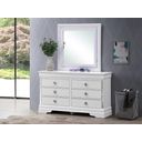 The appearance of Glory Furniture Verona Dresser In White G6790-D designed by Glory in the modern / contemporary interior design. This white piece of furniture was selected by 1StopBedrooms from Verona Collection to add a touch of cosiness and style into your home. Sku: G6790-D. Material: Wood Veneer.