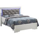 The appearance of Glory Furniture Verona Queen Bed In Silver Champagne G6700C-QB3 designed by Glory in the modern / contemporary interior design. This silver champagne piece of furniture was selected by 1StopBedrooms from Verona Collection to add a touch of cosiness and style into your home. Sku: G6700C-QB3 Box 1;G6700C-QB3 Box 2;G6700C-QB3 Box 3. Bed Type: Panel Bed. Bed Size: Queen. Material: Wood Veneer.