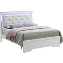 The appearance of Glory Furniture Verona Queen Bed In White G6790C-QB3 designed by Glory in the modern / contemporary interior design. This white piece of furniture was selected by 1StopBedrooms from Verona Collection to add a touch of cosiness and style into your home. Sku: G6790C-QB3 Box 1;G6790C-QB3 Box 2;G6790C-QB3 Box 3. Bed Type: Panel Bed. Bed Size: Queen. Material: Wood Veneer.