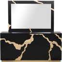 Goldsberg Dresser In Black and Gold