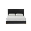 The appearance of Goldsberg Queen Panel Bed In Black and Gold designed by Furniture of America in the modern / contemporary interior design. This black/gold piece of furniture was selected by 1StopBedrooms from Goldsberg Collection to add a touch of cosiness and style into your home. Sku: FM7425BK-Q-FB;FM7425BK-Q-HB-P;FM7425BK-Q-R. Bed Type: Panel Bed. Bed Size: Queen. Material: Pine Wood.