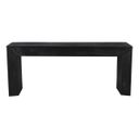 The appearance of Goliath Console Table In Charcoal designed by Moti in the modern / contemporary interior design. This charcoal piece of furniture was selected by 1StopBedrooms from Goliath Collection to add a touch of cosiness and style into your home. Sku: 99205002. Material: Wood.