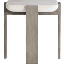 The appearance of Gooding Side Table designed by Bernhardt in the modern / contemporary interior design. This sand grey/flint piece of furniture  was selected by 1StopBedrooms from Gooding Collection to add a touch of cosiness and style into your home. Sku: 484123. Material: Wood.