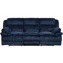 The appearance of Goodland Double Reclining Sofa In Blue designed by Homelegance in the modern / contemporary interior design. This blue piece of furniture was selected by 1StopBedrooms from Goodland Collection to add a touch of cosiness and style into your home. Sku: 9577BU-3. Material: Corduroy.